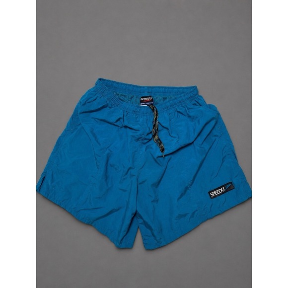 Speedo Other - Vintage Speedo Y2K Swim Trunks Men's Blue 90s Swim Shorts Retro Beach Shorts